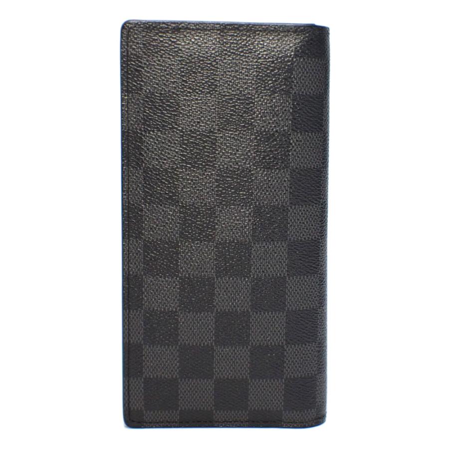 【美品】ヴィトン ダミエグラフィット ポルトフォイユ ブラザ 二つ折り 長財布 ポルトフォイユ・ブラザ 【LOUIS VUITTON】ルイ・ヴィトン