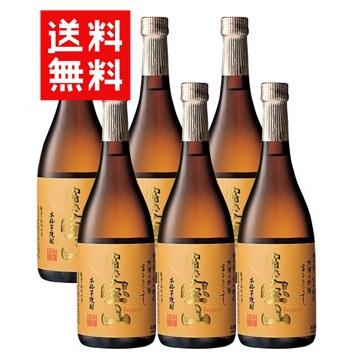 芋焼酎　鹿児島県　西酒造　送料無料　25度　富乃宝山　720ml　６本組