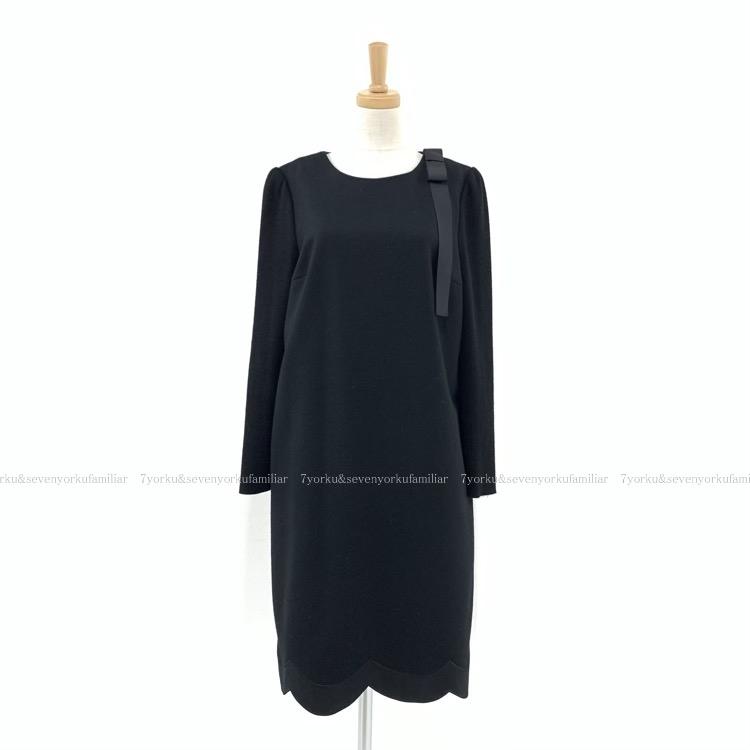 爆安プライス M S Gracy エムズグレイシー 肩リボンスカラップ ワンピース ブラック 40 0294 7yorku 7yorku Familiar 通販 Yahoo ショッピング 国産 Www Ladislexia Net