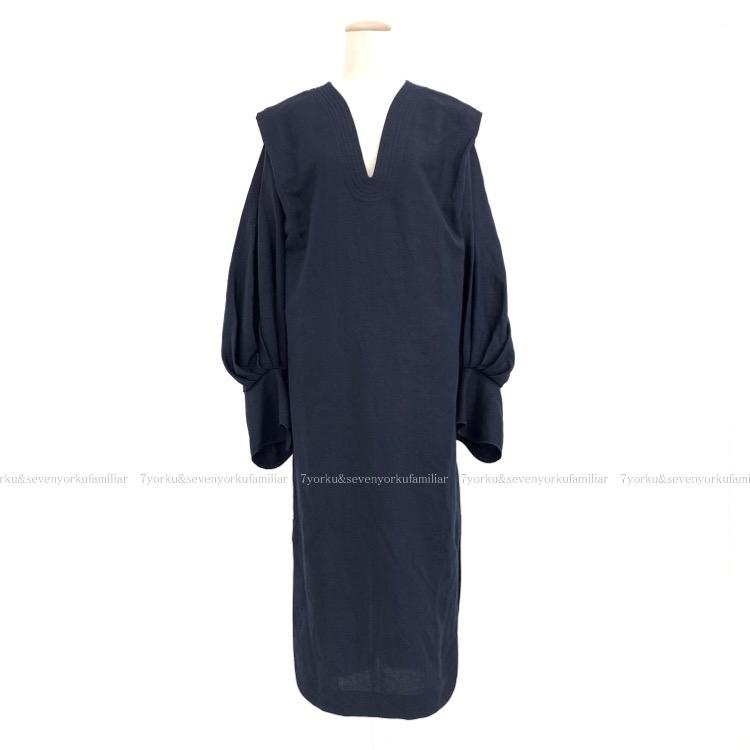 21年 Mame Kurogouchi マメクロゴウチ ボリュームスリーブ リネンレーヨン Vネックドレス ワンピース ネイビー 1 Mm21ps Dr711 0311 7yorku 7yorku Familiar 通販 Yahoo ショッピング