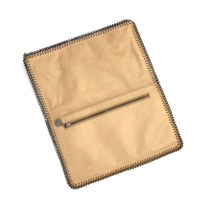 ステラマッカートニー ファラベラ クラッチバッグ ベージュ