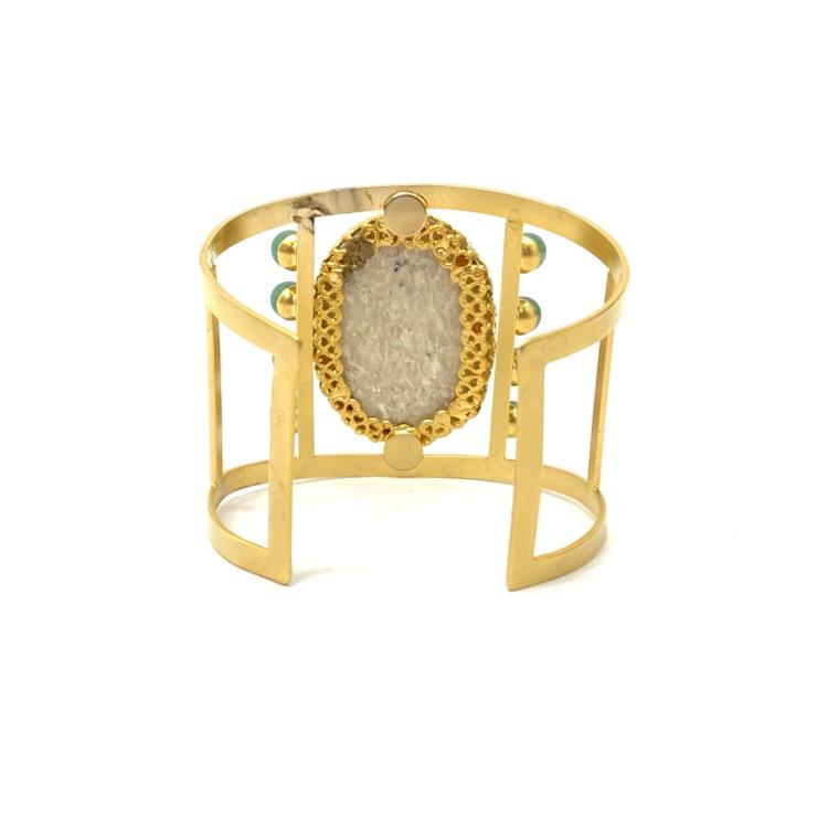 Mame Kurogouchi マメクロゴウチ Aventurine Bangle 天然石