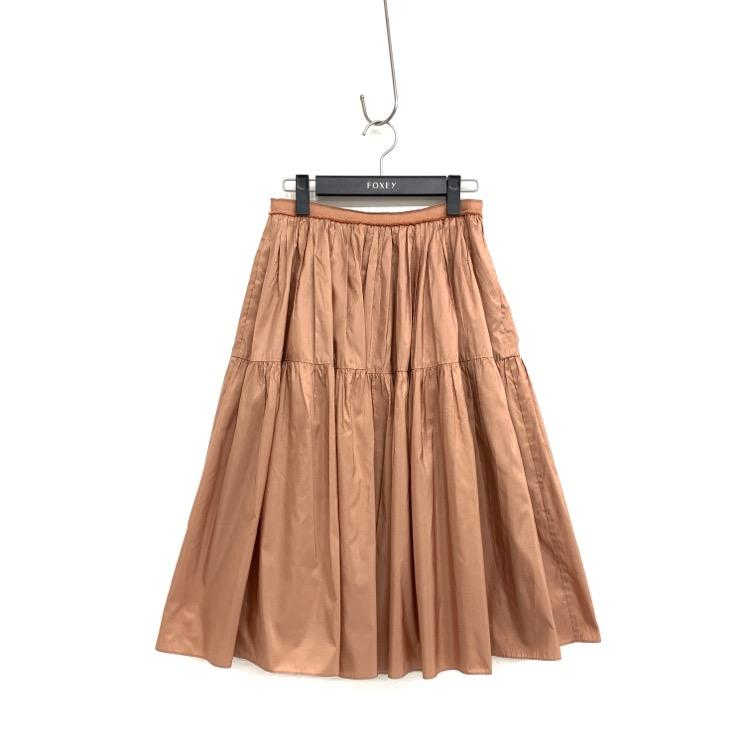 FOXEY フォクシー スカート ドーリーノワール シルクタフタ ピンク  