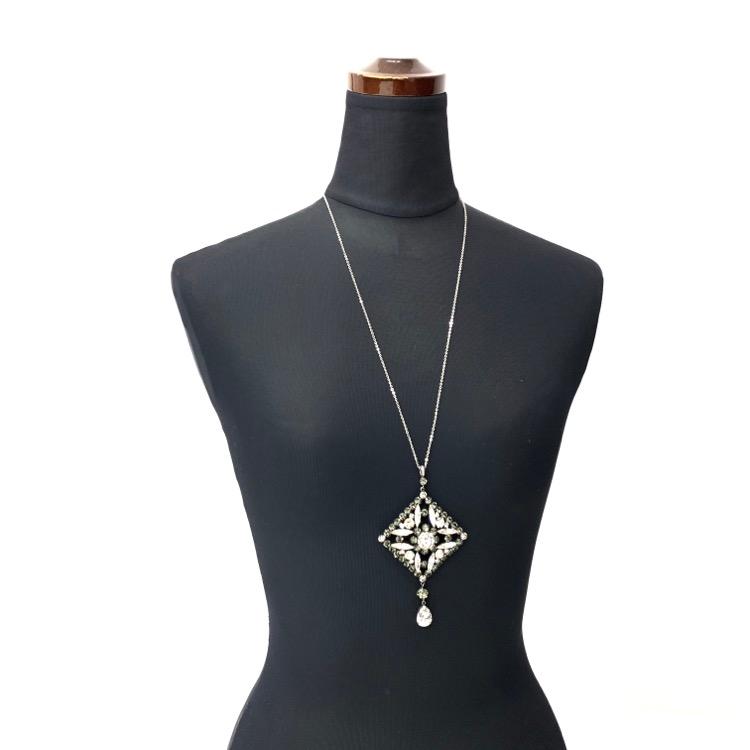 フォクシー ネックレス ペンダント クリア