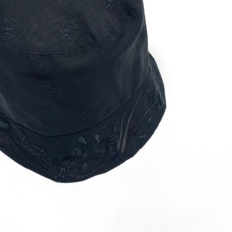 Mame Kurogouchi マメクロゴウチ Floral Embroidered Bucket Hat 刺繍 