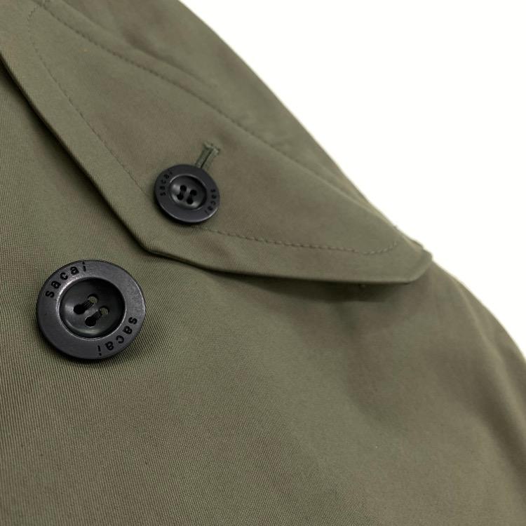 sacai サカイ コットンギャバジン スカートパンツ トレンチレイヤード  