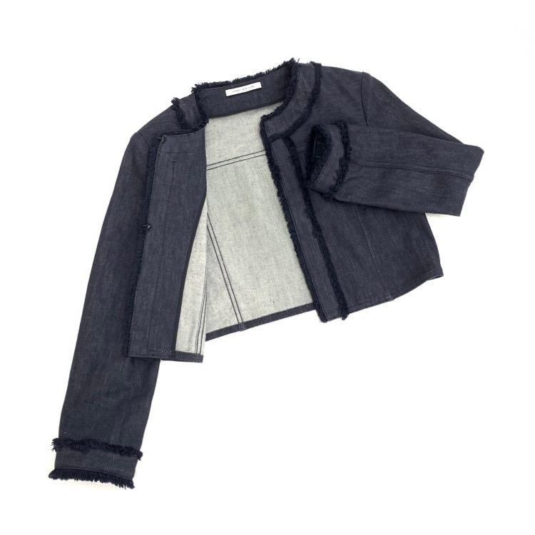 FOXEY NEWYORK フォクシー モンローデニム ジャケット インディゴ 38