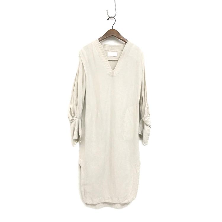 Mame Kurogouchi マメクロゴウチ Volumed Sleeve LINEN Rayon V 