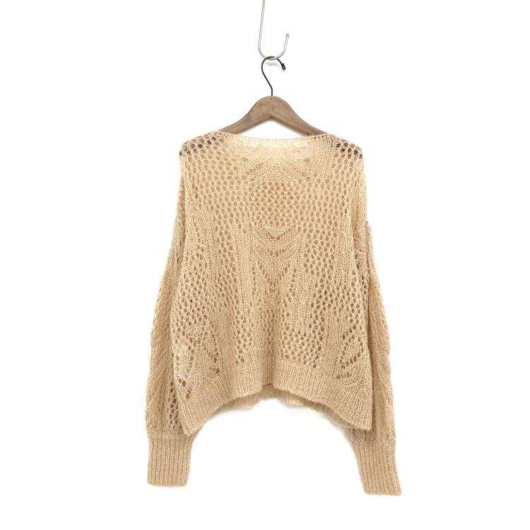 2022SS Mame Kurogouchi マメクロゴウチ Botanical Pattern Knitted 