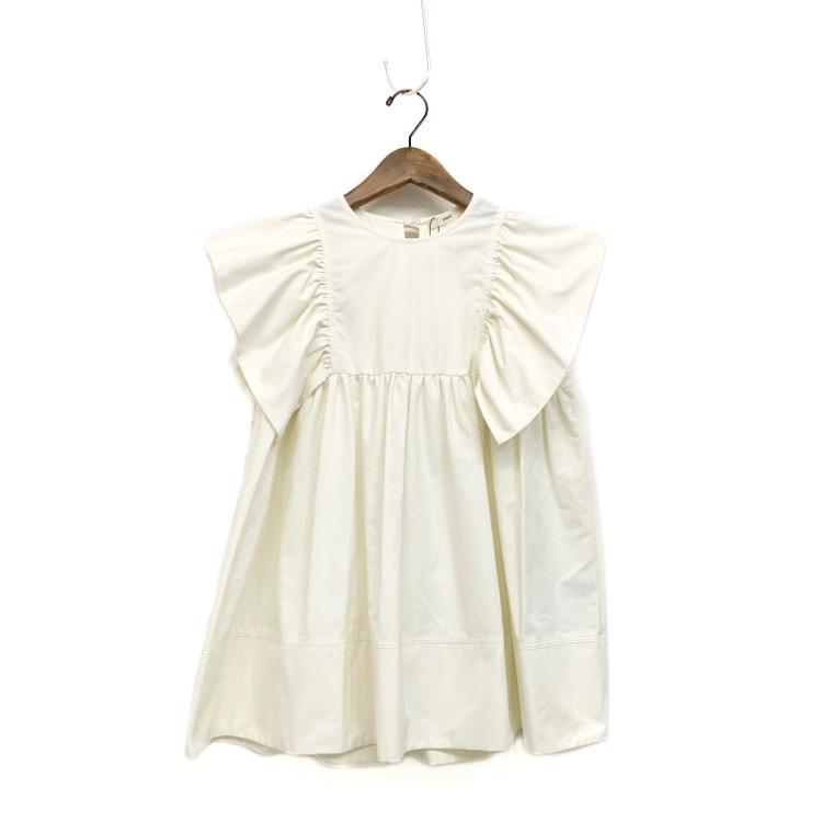 yori ウィングスリーブブラウス Yori ウィングスリーブブラウスホワイト