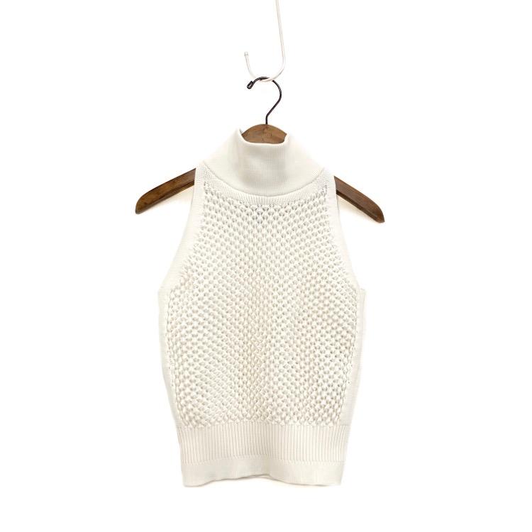 23SS CFCL シーエフシーエル LATTICE TOP 2 ラティスニットトップス  