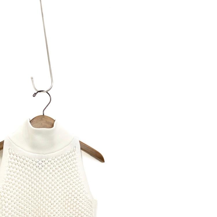 CFCL LATTICE TOP 2 ブラック ハイネック