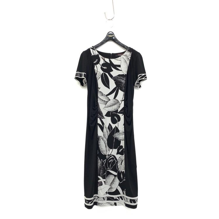 向井亜紀さん着用♪レオナール LEONARD カンカン素材 ワンピース 38