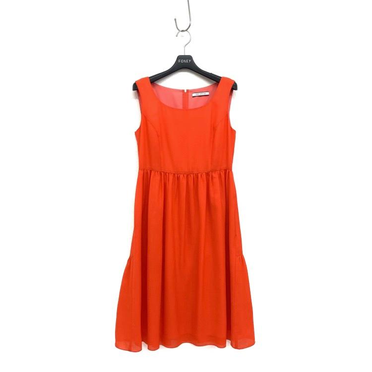 FOXEY NEWYORK フォクシー バックギャザードレス ワンピース 