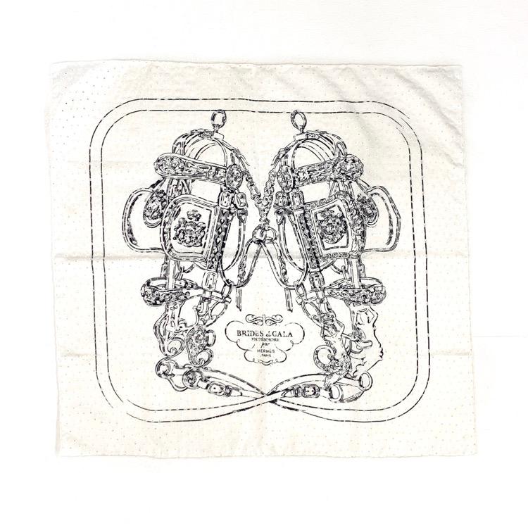 HERMES エルメス カレ70 ブリッドドゥガラ イングリッシュ 刺繍 未使用品 2023SS HERMES エルメス カレ70 イングリッシュエン