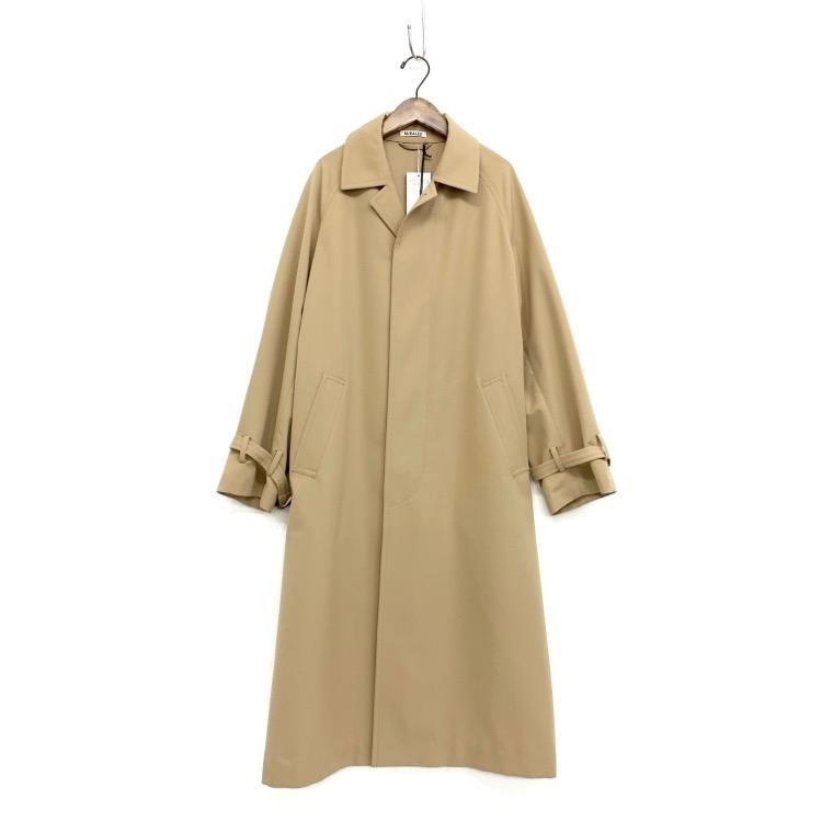 未使用品 23SS AURALEE オーラリー WOOL MAX CANVAS SOUTIEN COLLER 
