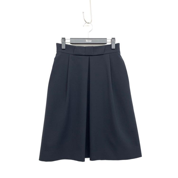 rene ルネ ダークネイビー ベーシック スカート size38 【公式通販】