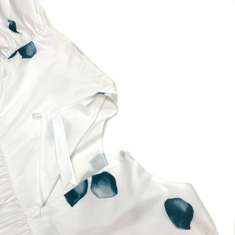 Merlette マーレット 水彩プリントティアードドレス ワンピース  