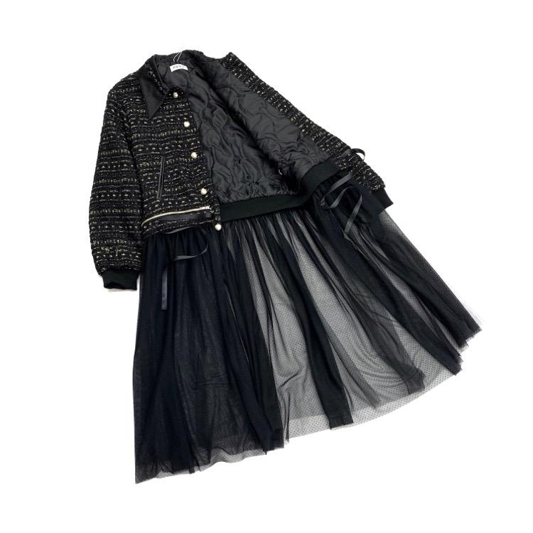未使用品 23AW KIDILL キディル チュールドッキングリリーヤーン 未使用品 23AW KIDILL キディル チュールドッキングリリーヤーン