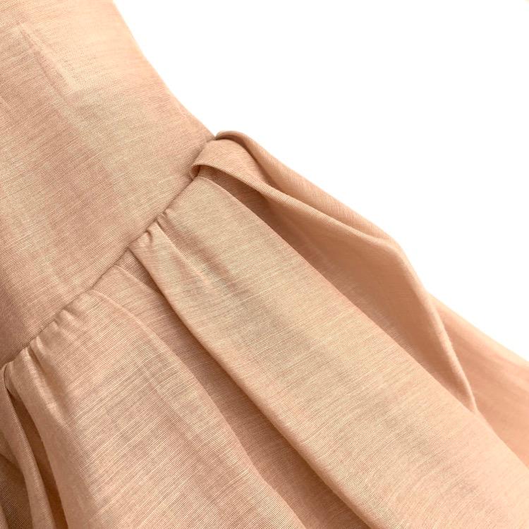 ドゥロワー DRAWER シルクコットン フレアスリーブブラウス36