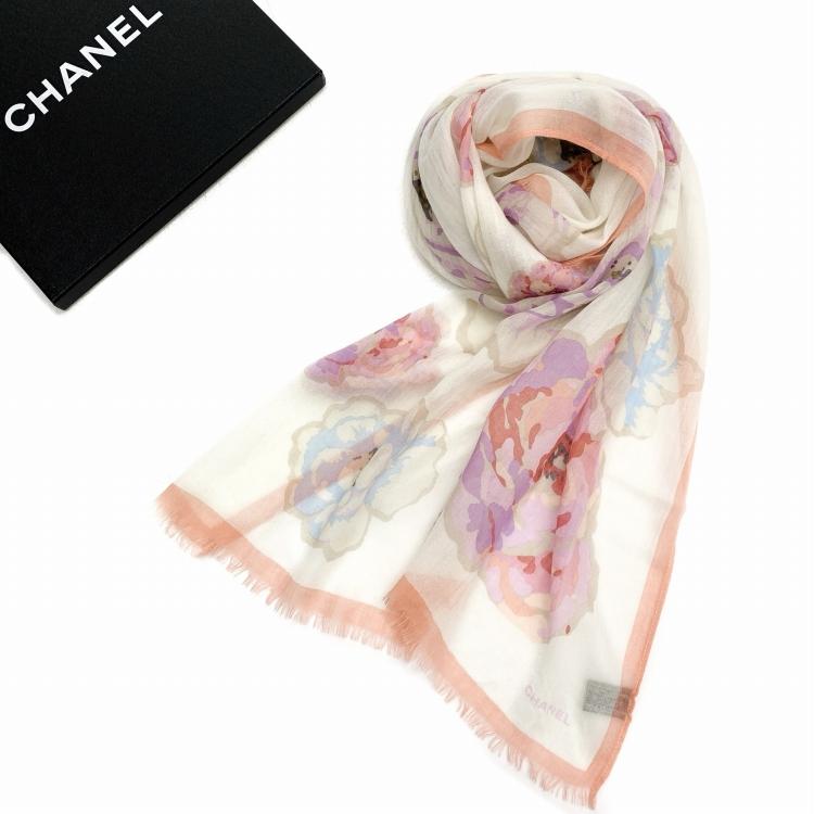 CHANEL シルク ストール シャネルCHANEL シルクストール