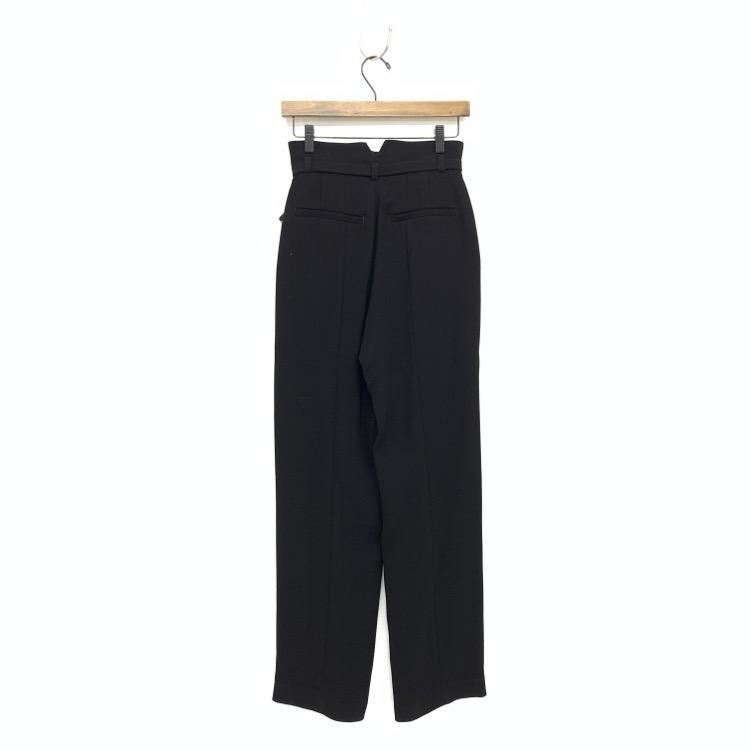 Mame Kurogouchi マメクロゴウチ Belted Tapered Trousers ベルト  