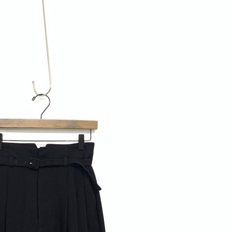 Mame Kurogouchi マメクロゴウチ Belted Tapered Trousers ベルト 