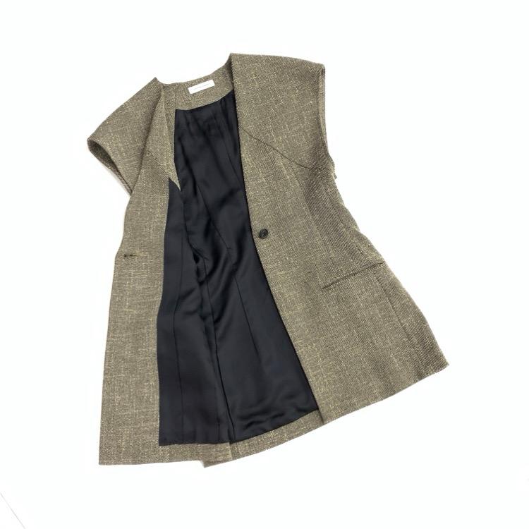 SATORU SASAKI サトルササキ NO-SLEEVE JACKET ノースリーブジャケット  