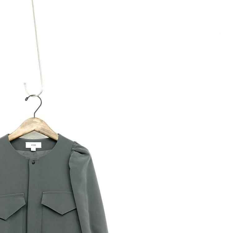 23AW HYKE ハイク SOALON COVERALL DRESS ソアロンカバーオールドレス  