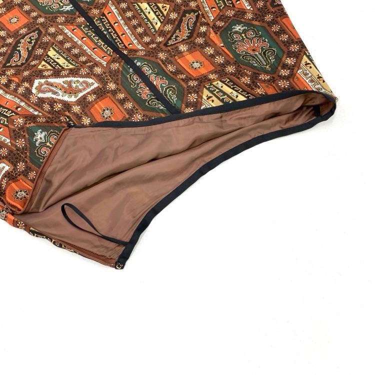 Mame Kurogouchi マメクロゴウチ Stained Glass Printed Skirt 