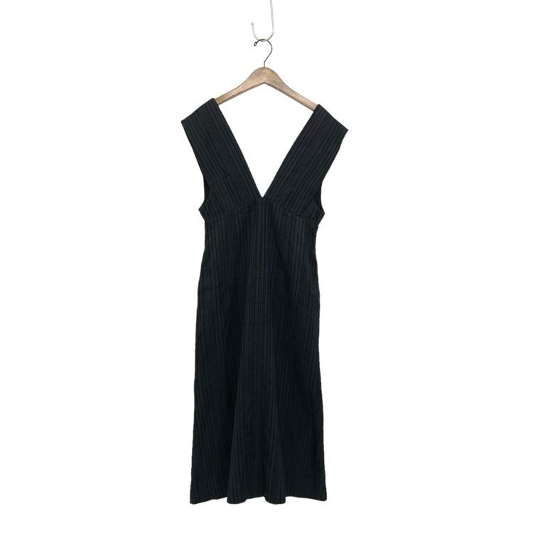 Mame Kurogouchi マメクロゴウチ Ribbon Stripe V Neck Dress Mame Kurogouchi マメクロゴウチ Ribbon Stripe V Neck Dress