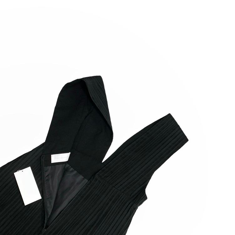 Mame Kurogouchi マメクロゴウチ Ribbon Stripe V Neck Dress Mame Kurogouchi マメクロゴウチ Ribbon Stripe V Neck Dress
