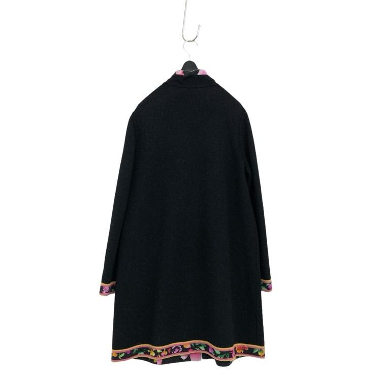 レオナール リバーシブル トリム ウール アンゴラ ダブル コート 大きい レオナール リバーシブル トリム ウール アンゴラ ダブル コート 大きい