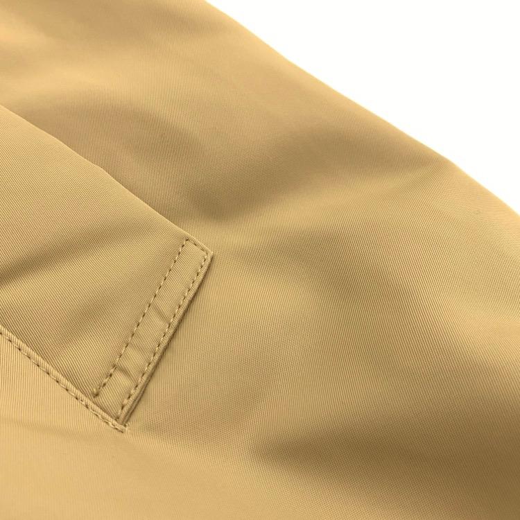 IIROT Nylon Satin Patted Coat Camel