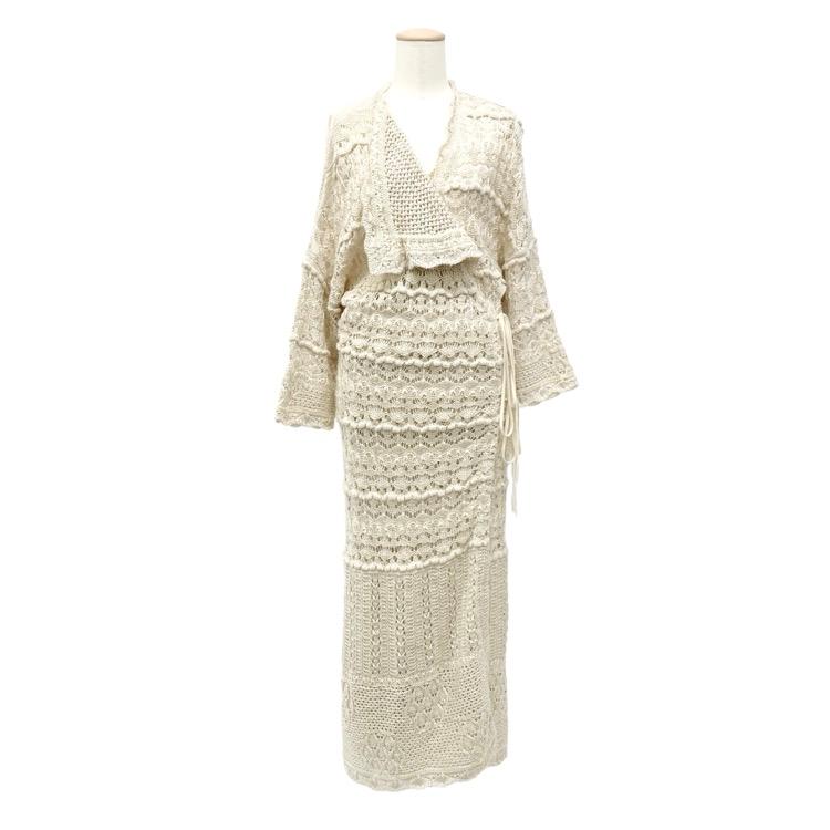 Mame Kurogouchi マメクロゴウチ Floral Watermark Wrap-Front Mame Kurogouchi マメクロゴウチ Floral Watermark Wrap-Front