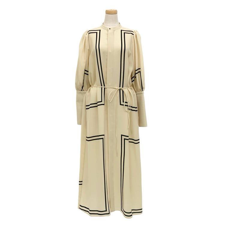 HYKE ハイク PRINTED BALLOON SLEEVE DRESS バルーンスリーブ HYKE ハイク PRINTED BALLOON SLEEVE DRESS バルーンスリーブ