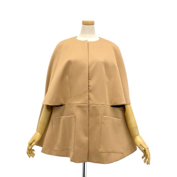 セブンテンダブルクロスフレアショートコート