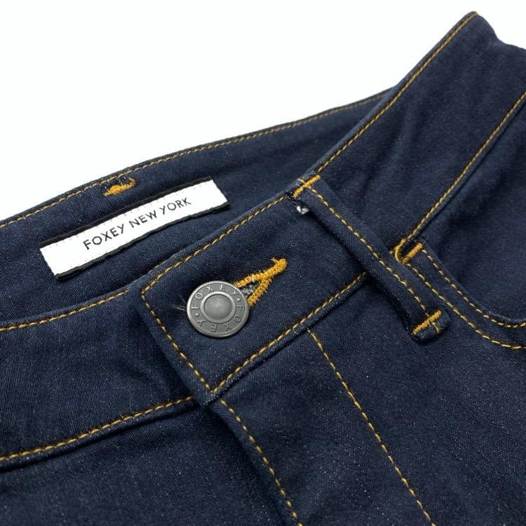 2023SS FOXEY NEWYORK フォクシー クロップドデニム パンツ クレメンテ  