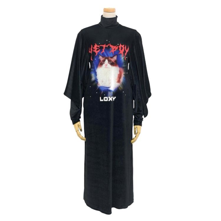 2023AW YOHEI OHNO ヨウヘイオオノ Band Tee Velor Dress yet