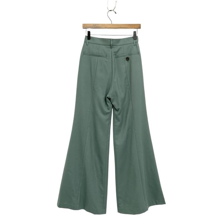 【美品】Waltz AKIRA NAKA タックフレアパンツ サイズ1 ブラック 美品】Waltz AKIRA NAKA タックフレアパンツ サイズ1 ブラック