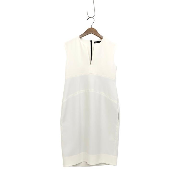 YOKO CHAN ヨーコチャン ノースリーブ スリットライン ドレス コクーン  