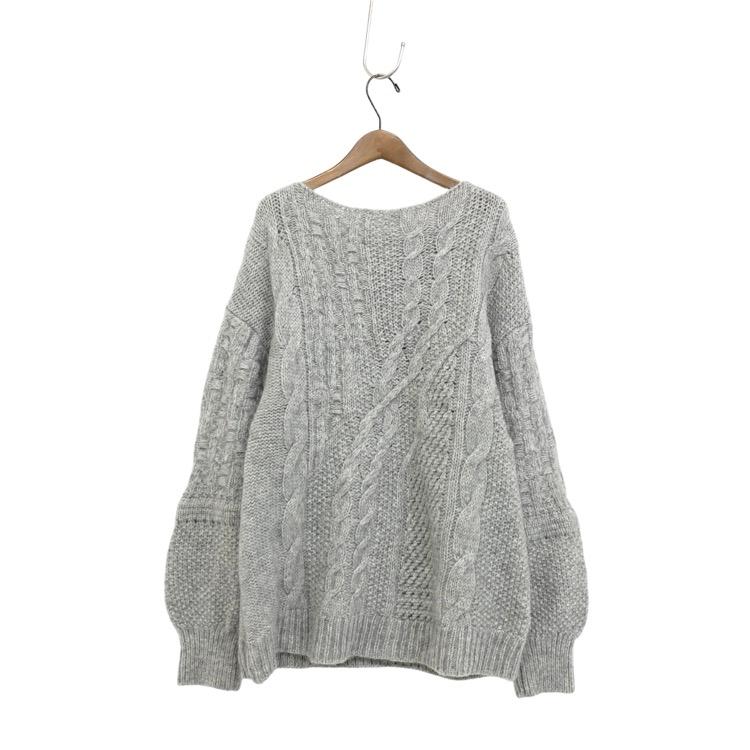 22aw Mame Krogouchi ケーブルニット 