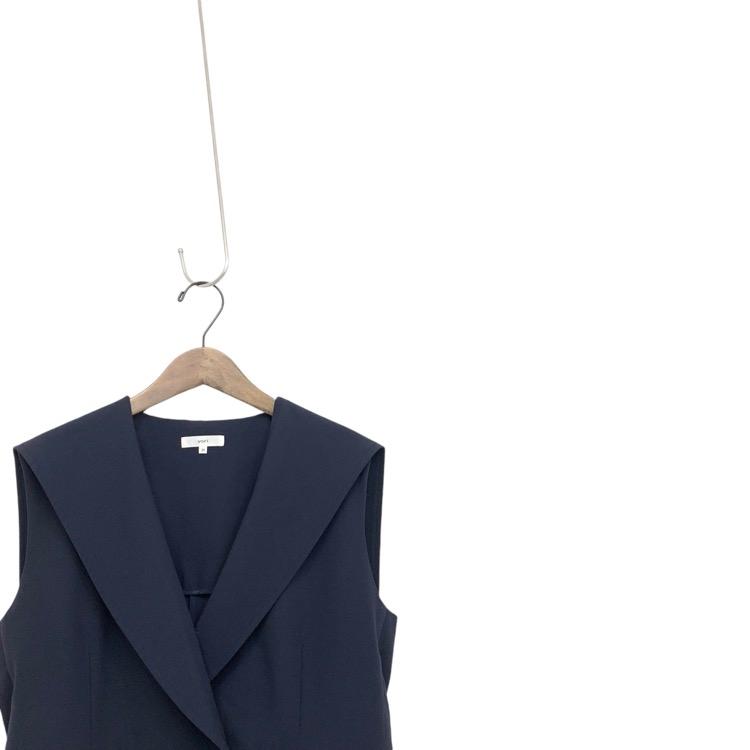 yori シロコン♡ハンサムベスト36ネイビー yori ヨリ ハンサムセーラーカラージレ ベスト ネイビー 36