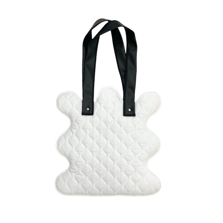 未使用品 2024AW nori enomoto ノリエノモト wave tote bag / white 