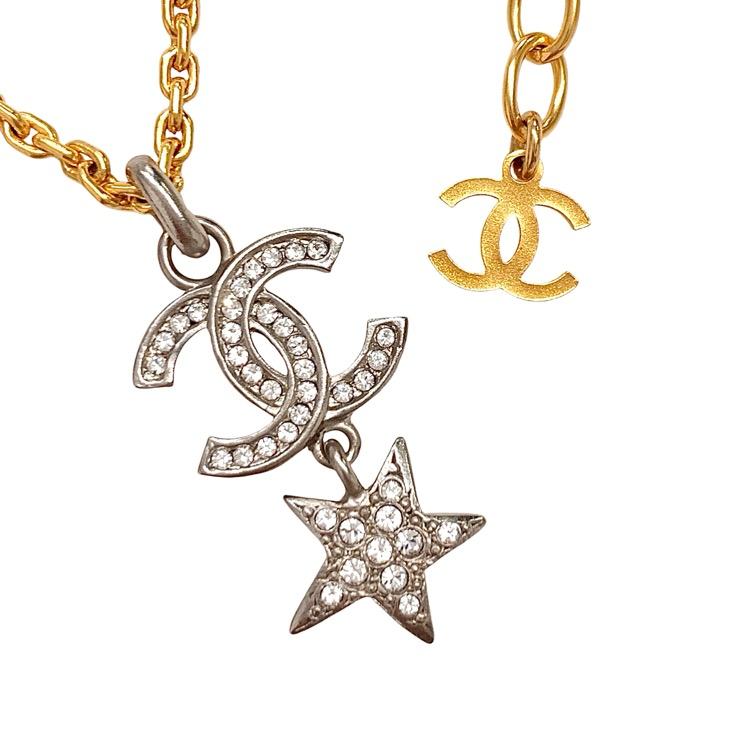CHANEL シャネル 20A スターモチーフ ネックレス ラインストーン CHANEL シャネル 20A スターモチーフ ネックレス ラインストーン