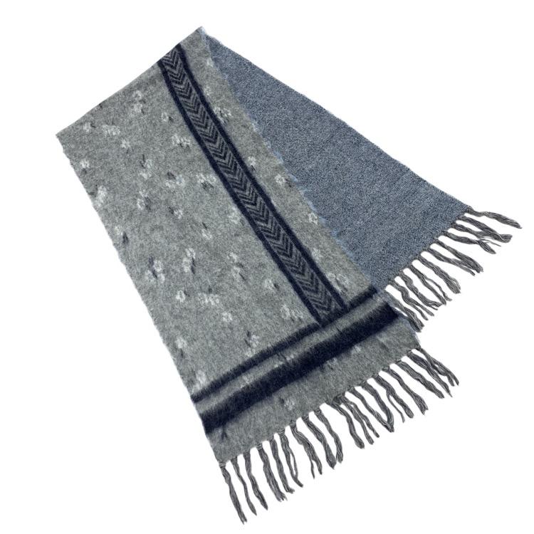 mamekurogouchi マメクロゴウチ 金木犀 マフラー mamekurogouchi】金木犀モチーフマフラー