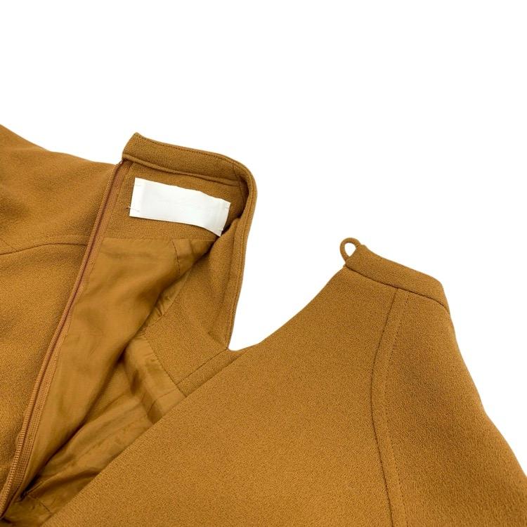 Mame Kurogouchi マメクロゴウチ Wool Georgette Flare Dress ウール  