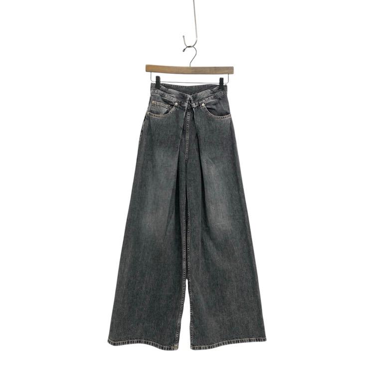 JOHN LAWRENCE SULLIVAN ジョンローレンスサリバン washed denim wide  