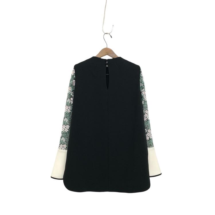 23SS Mame Kurogouchi マメクロゴウチ Floral Lace Sleeve Shirt 23SS Mame Kurogouchi マメクロゴウチ Floral Lace Sleeve Shirt