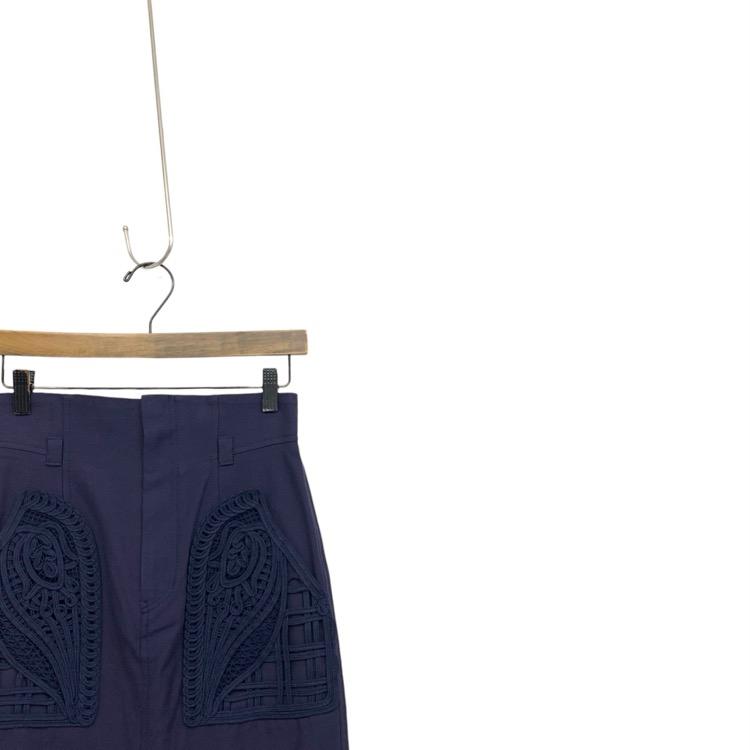 Mame Kurogouchi マメクロゴウチ Cording Embroidered Nep-Cotton  